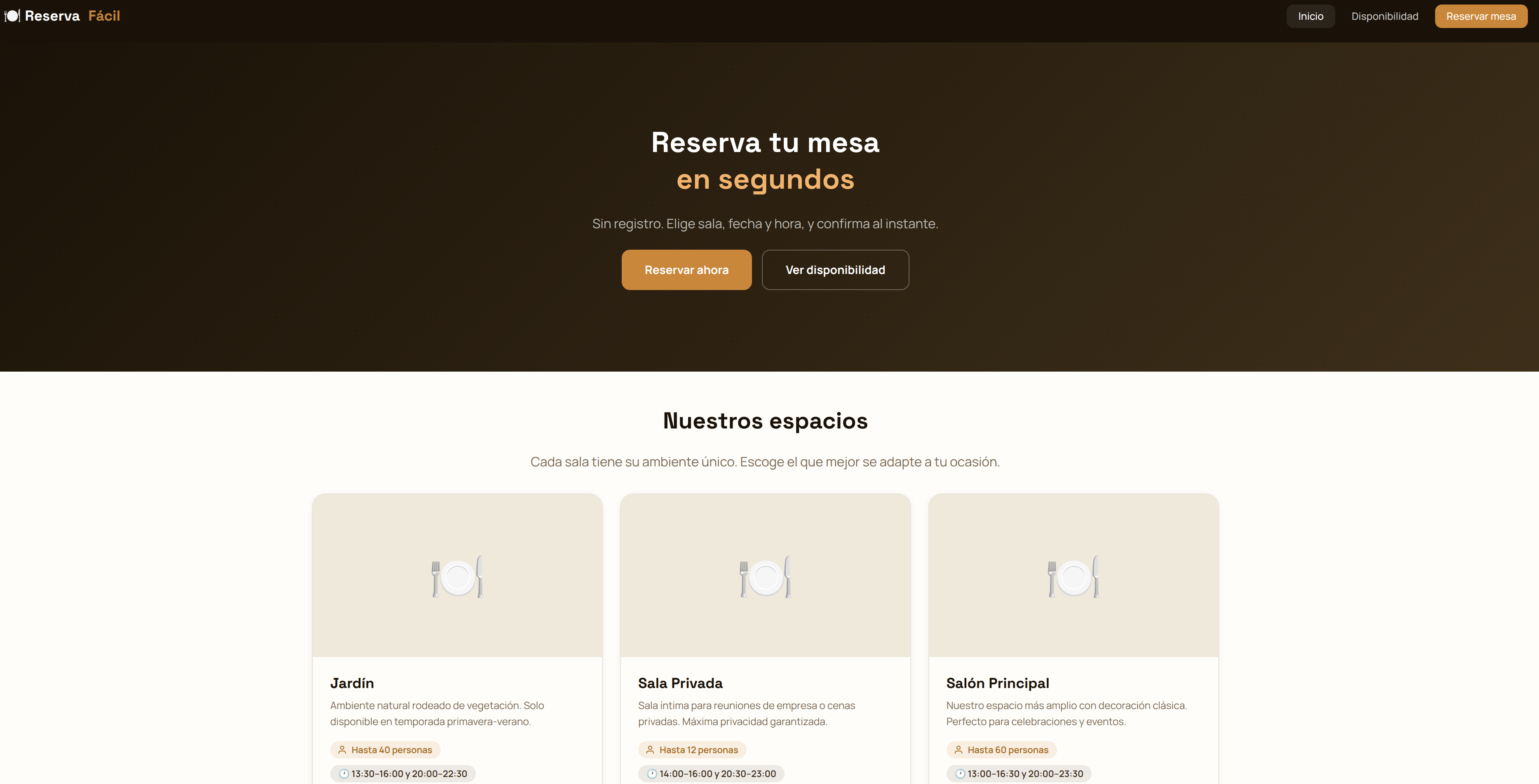 Sistema de Reservas Online